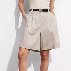 & Other Stories Beige Tailored Shorts
